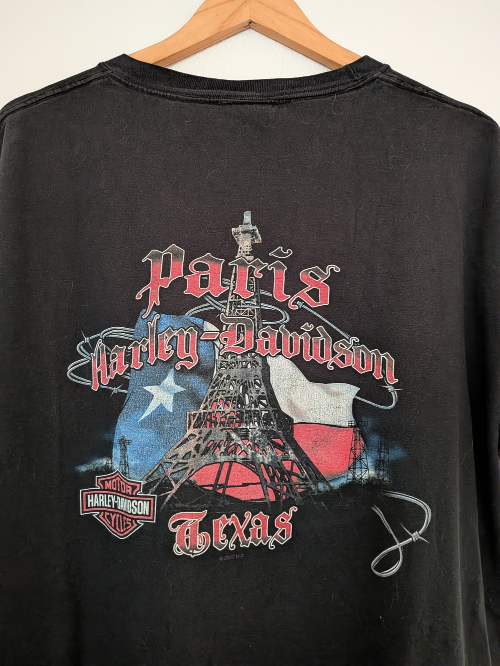 Harley-Davidson Paris Texas Black Graphic Tee